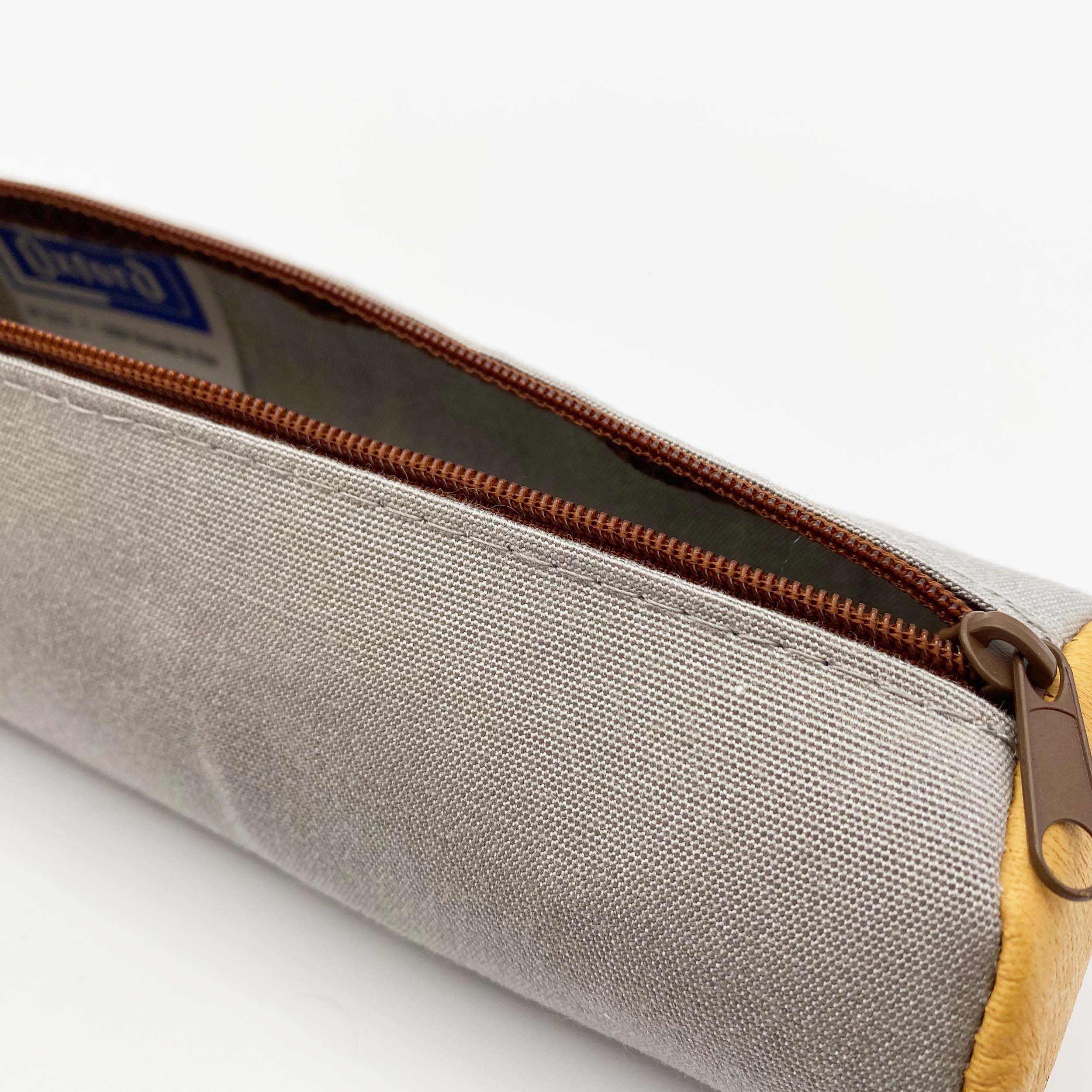 Oxford Federmäppchen aus Polyester, langlebig, Ovale, Verde chiaro, 23x11x6cm, Astuccio
