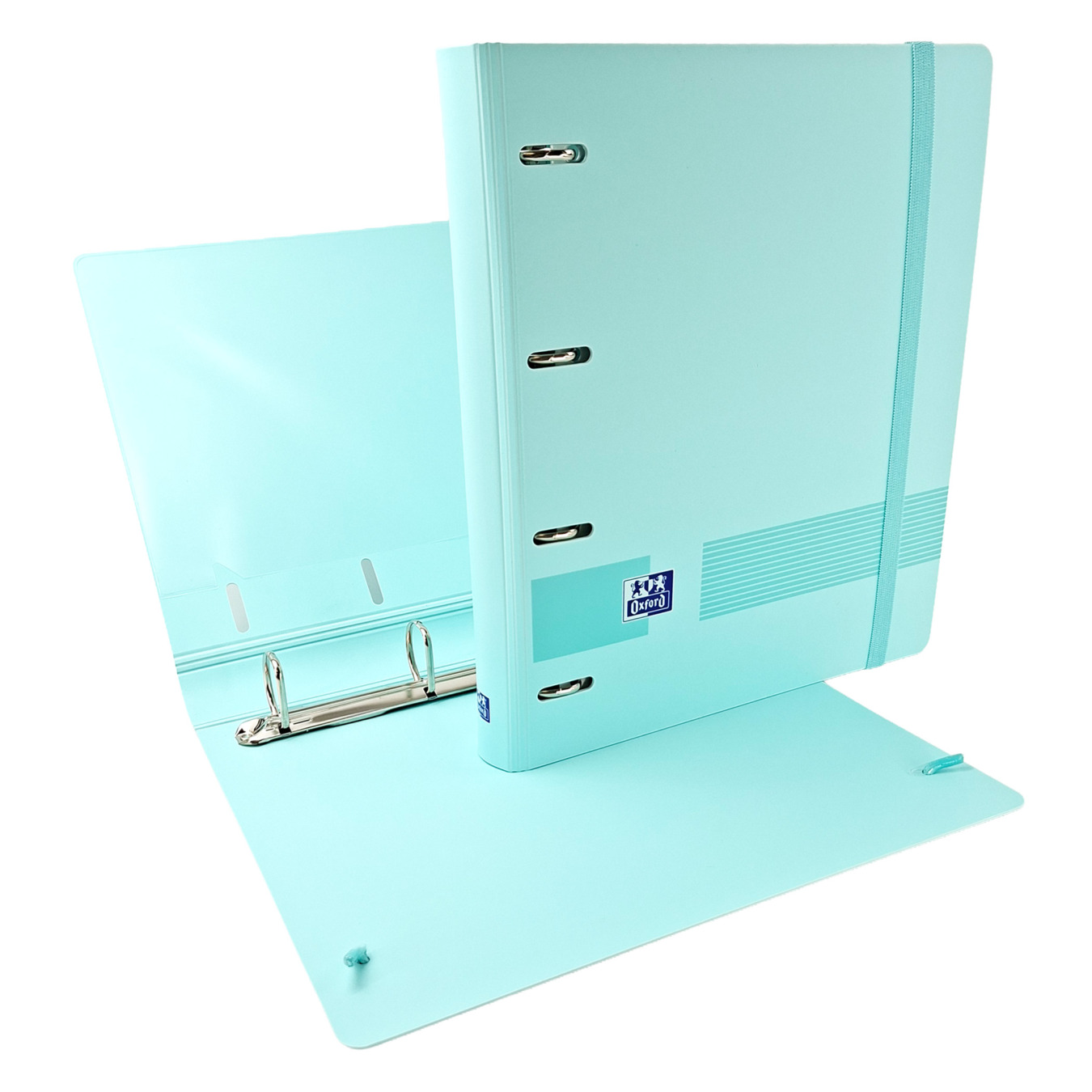 hardcover ringbuch pastell blau a4