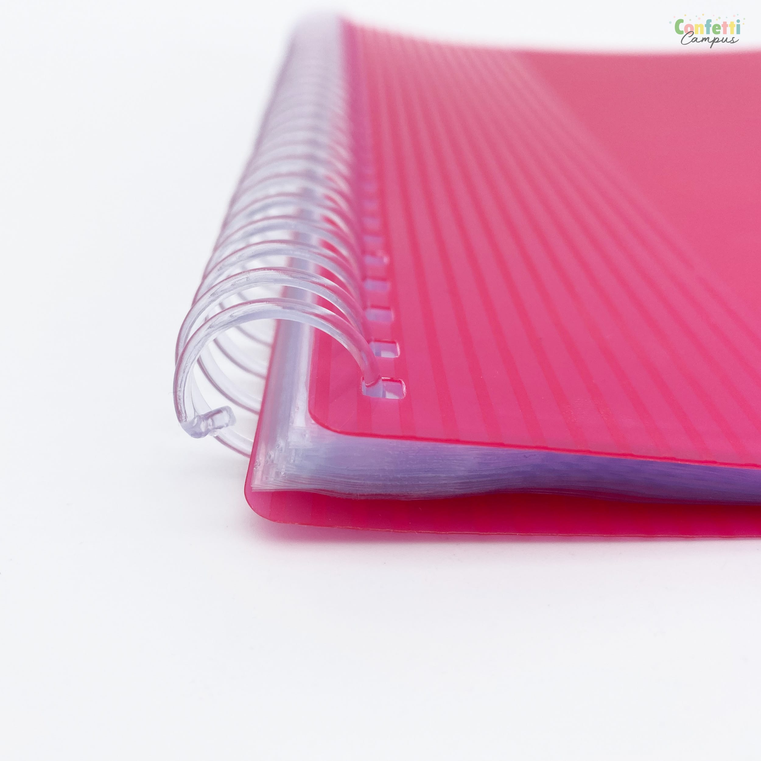 Oxford Mappe mit Klarsichthüllen A5 Pink