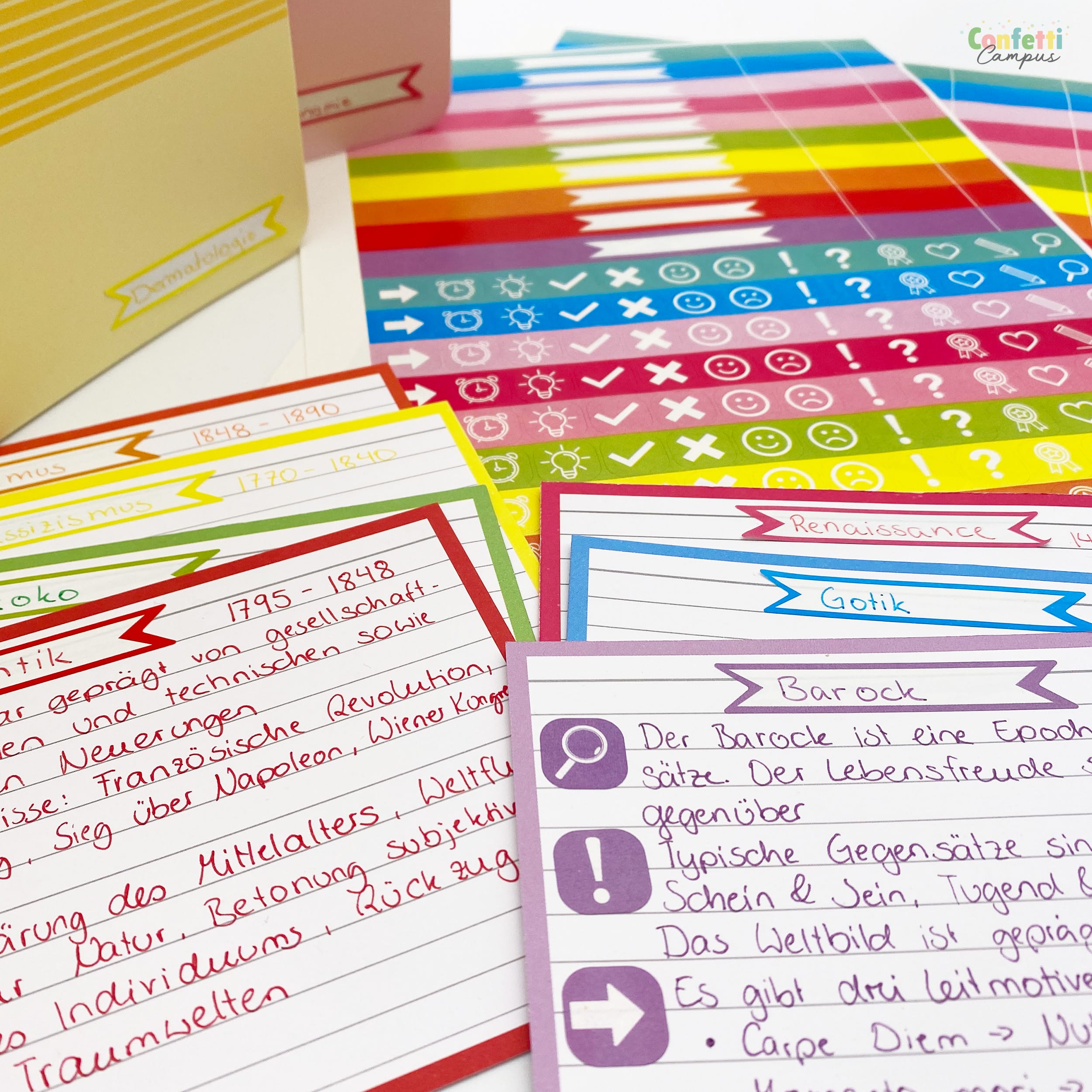 Ordneretiketten Orange - 7 Stück Selbstklebende Rückenetiketten Für Schmale Ordner