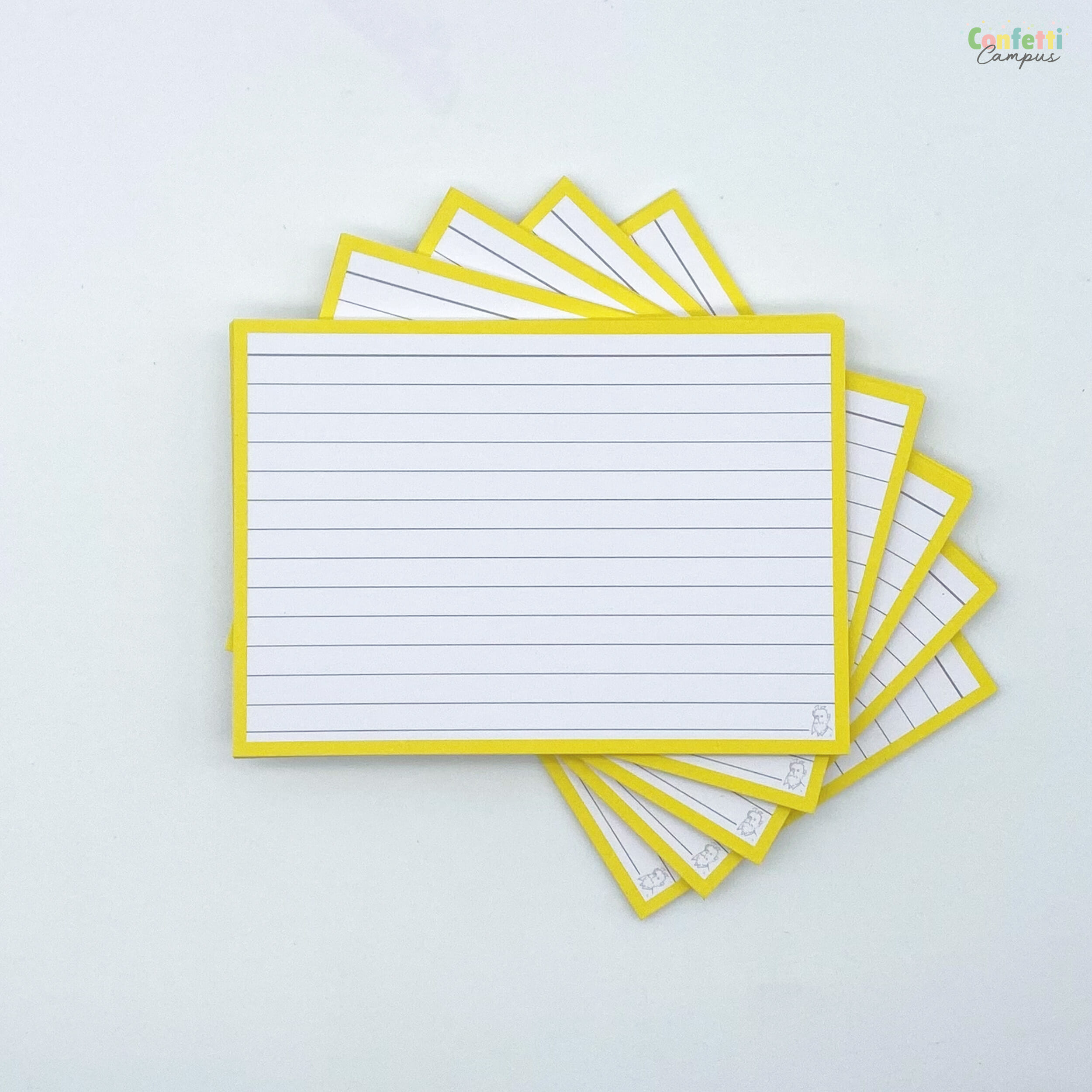 360 Karteikarten A6 Liniert - 6 Farben Mit Metallringen | Lernkarten Für Schule & Studium