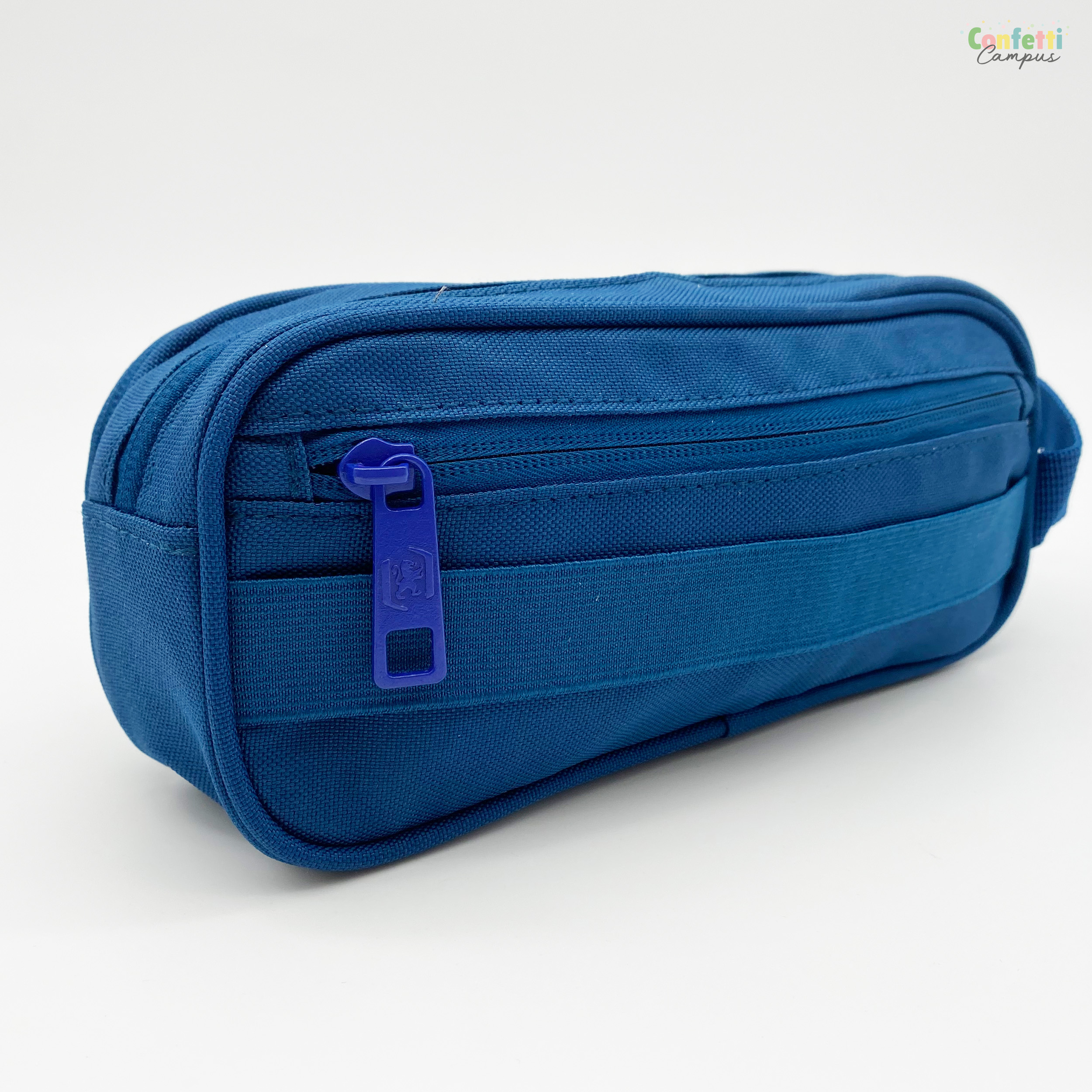 Oxford Astuccio Ovale In Poliestere Con Portapenne - Capiente E Robusto, Verde Chiaro, 23x11x6 Cm