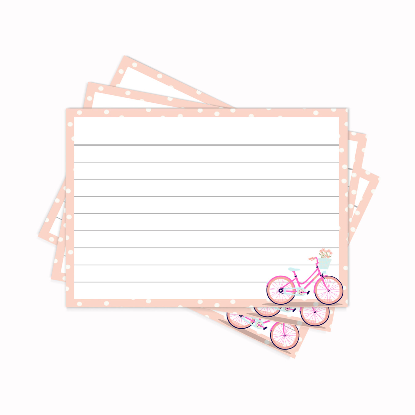 Leitner Flashcards Karteikarten A7 "Made in Holland" Fahrrad