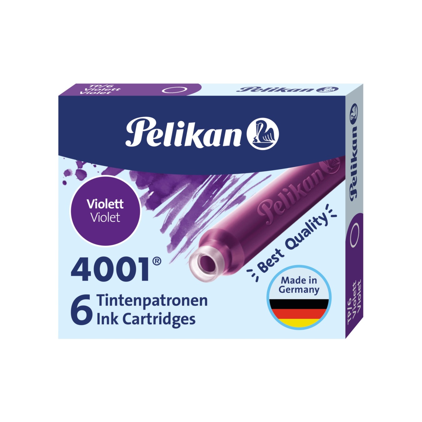 PELIKAN Bunte Tintenpatronen für Füller Lila