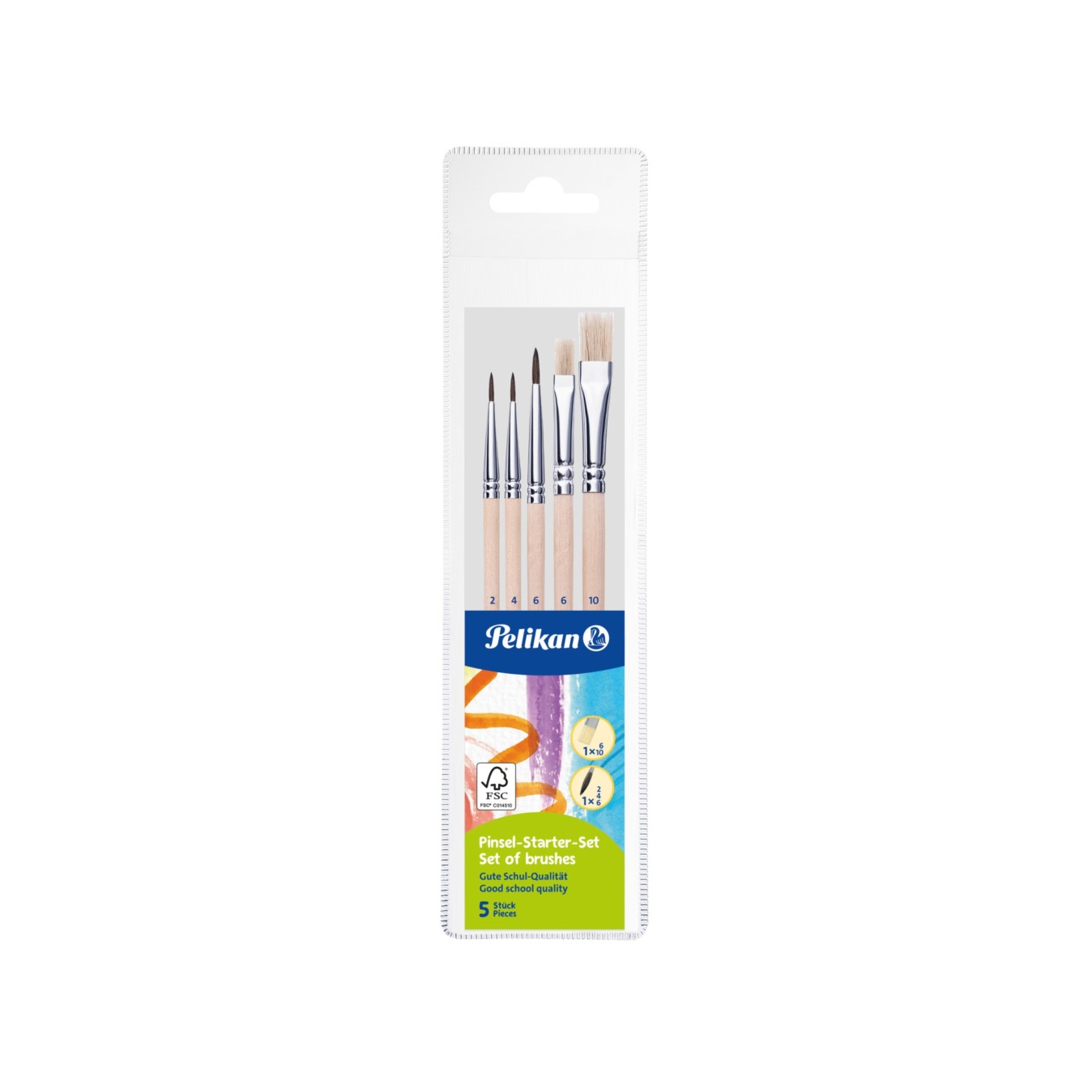PELIKAN Pinselset 5 Stück