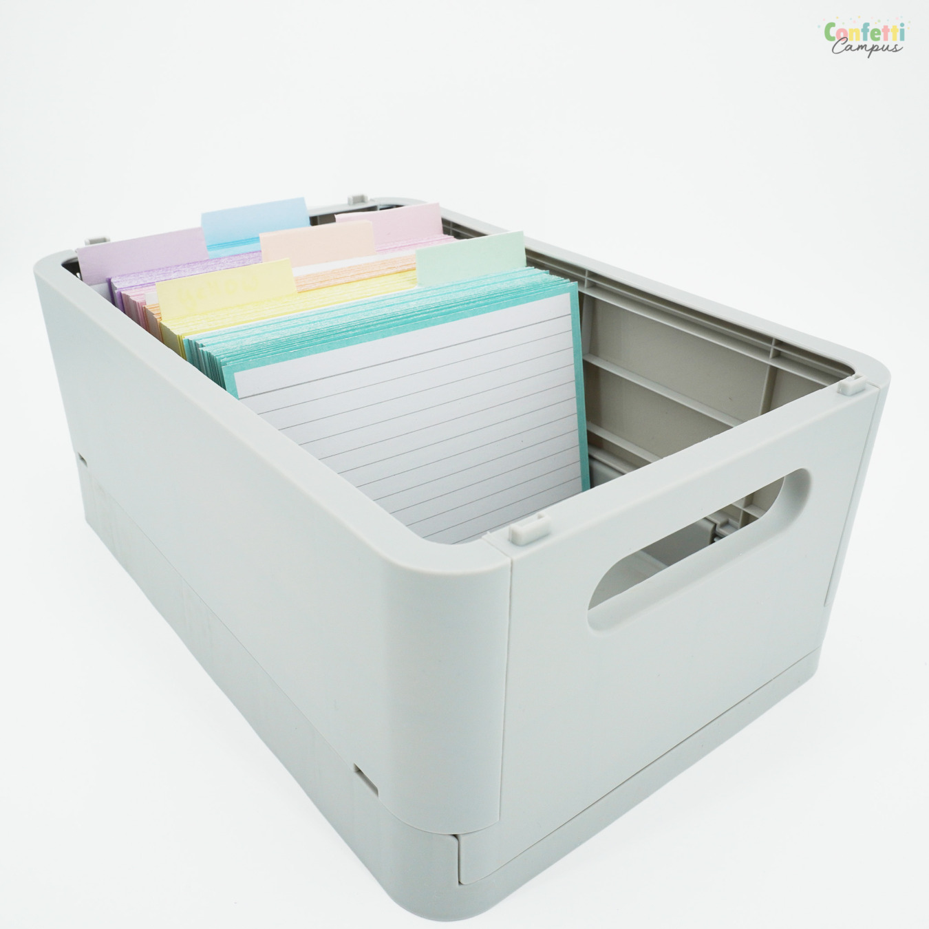 Leitner Flashcards Karteikarten A6 Pastell Mint Liniert