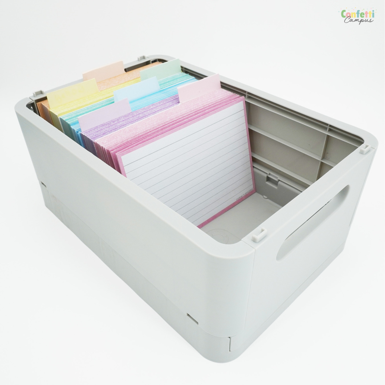 Leitner Flashcards Karteikarten A6 Pastell Rosa Liniert