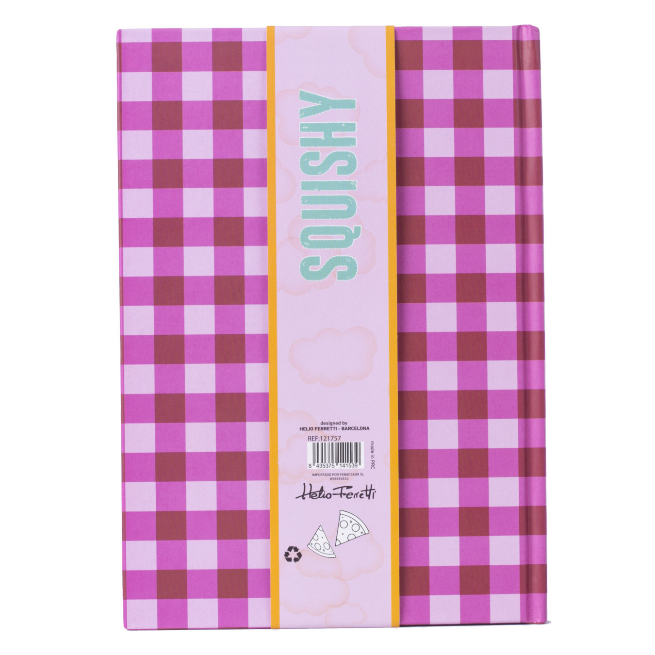 Squishy notizbuch pizza