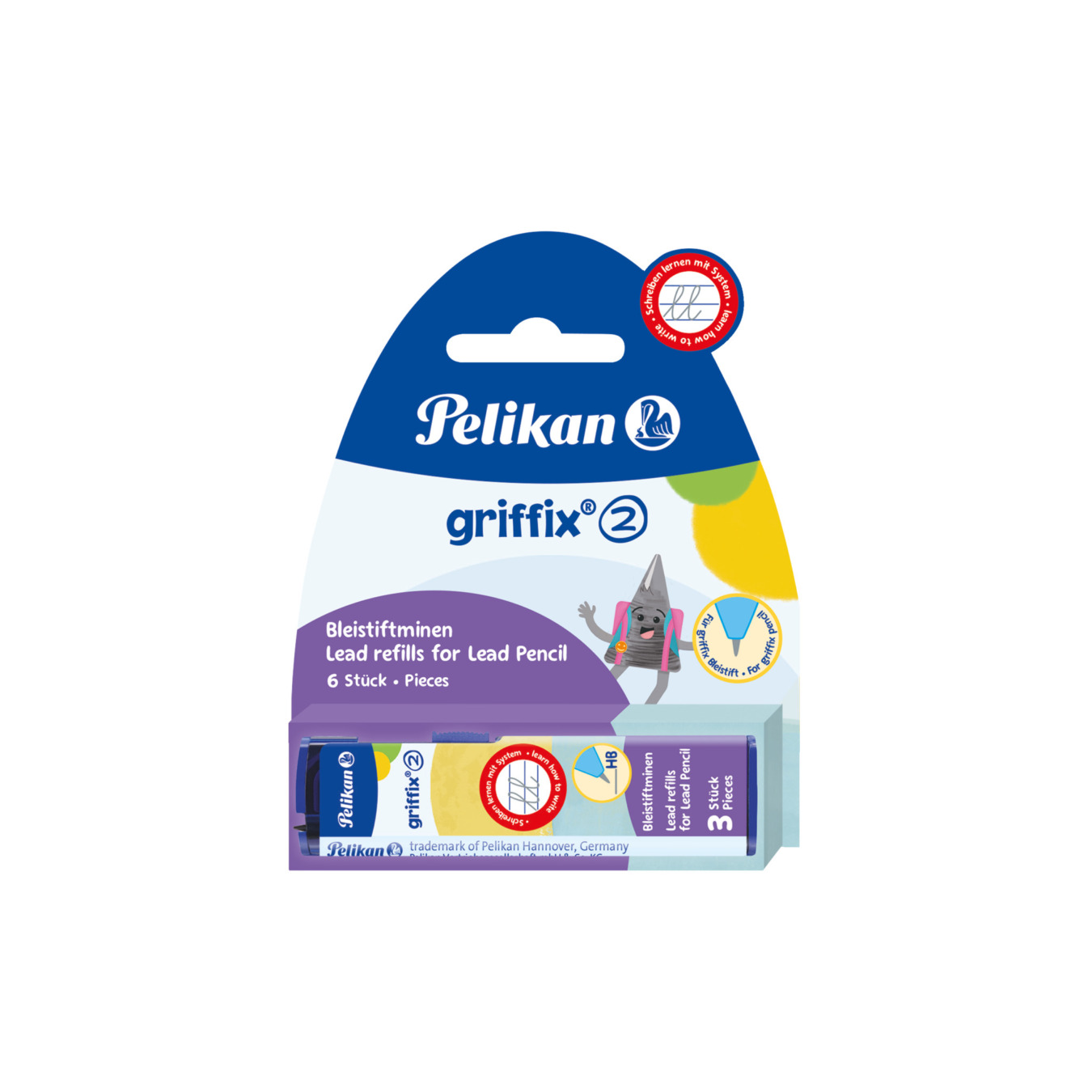 PELIKAN Griffix Bleistift Nachfüllminen 6 Stück