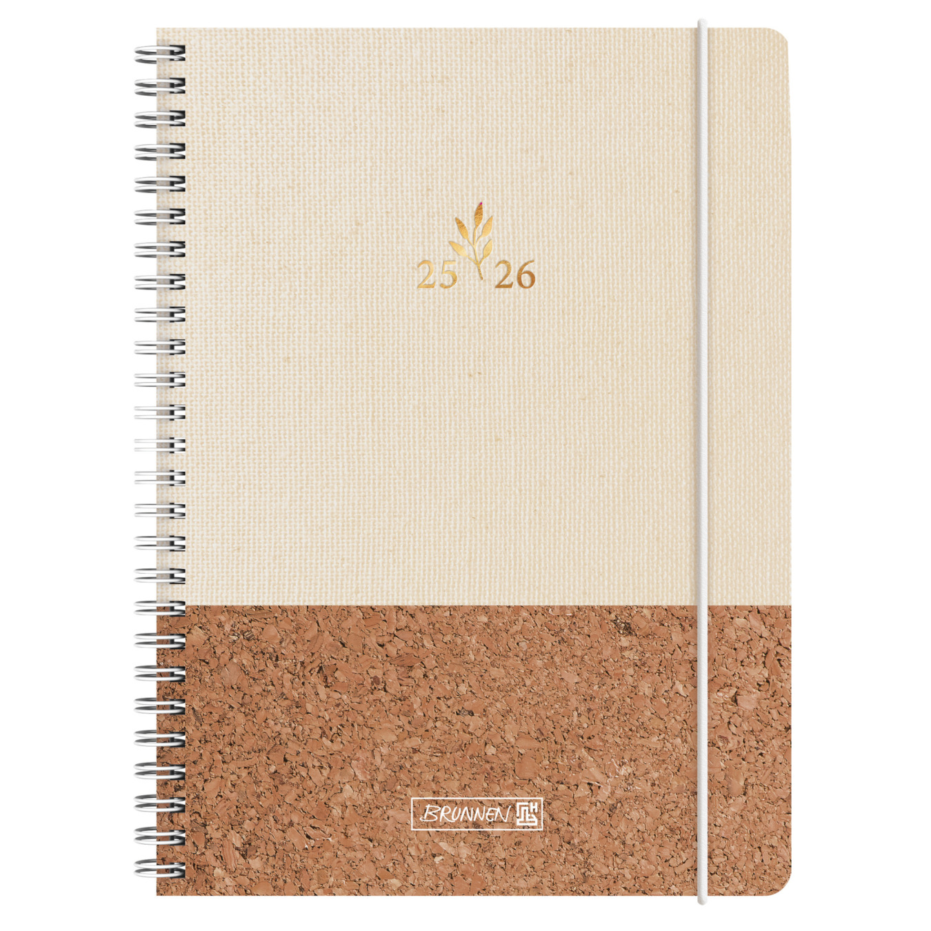 BRUNNEN Wochenplaner A5 Naturality 2025-2026