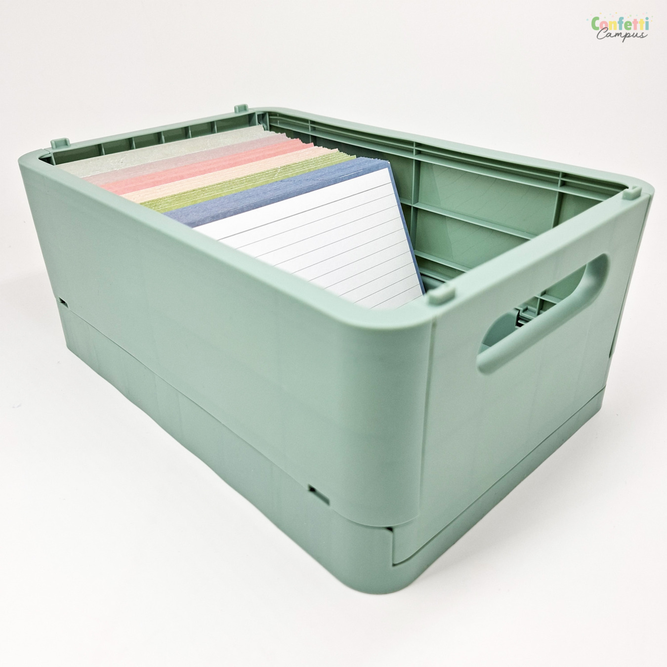 Leitner Flashcards Karteikarten A6 Steel Blue Liniert