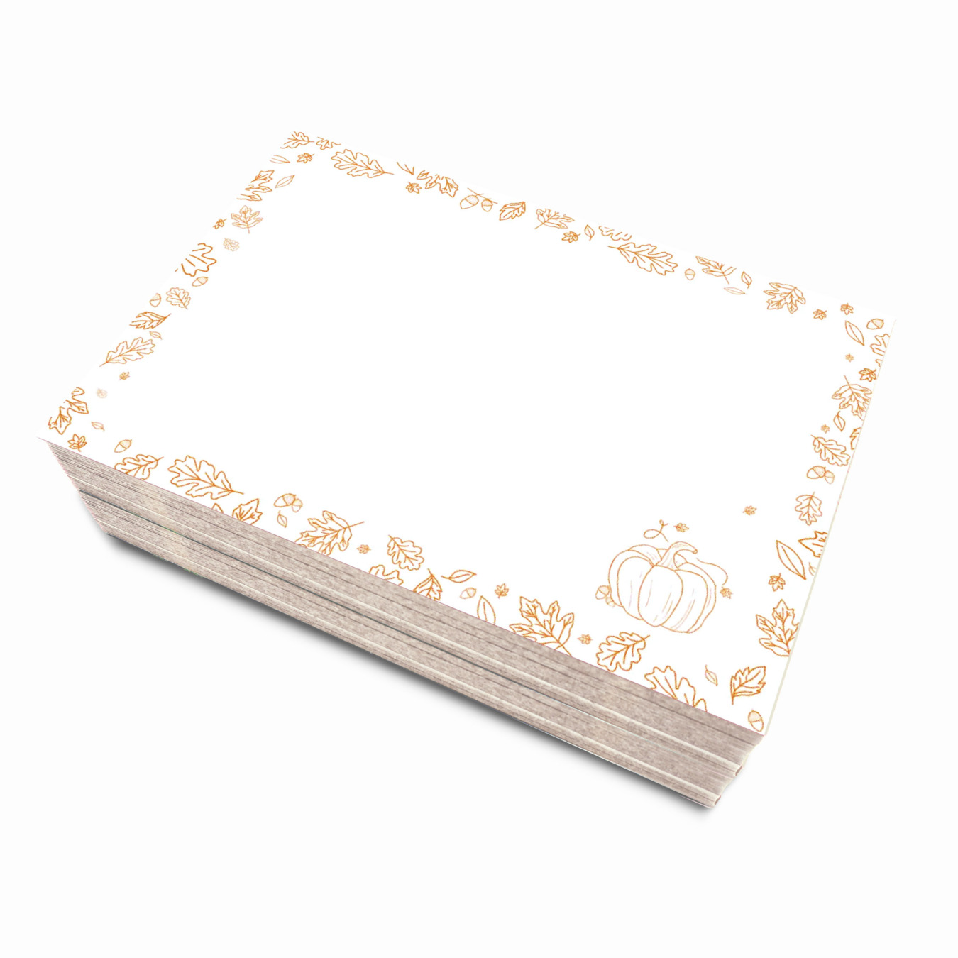 Leitner Flashcards Karteikarten A7 Kürbis Blanko