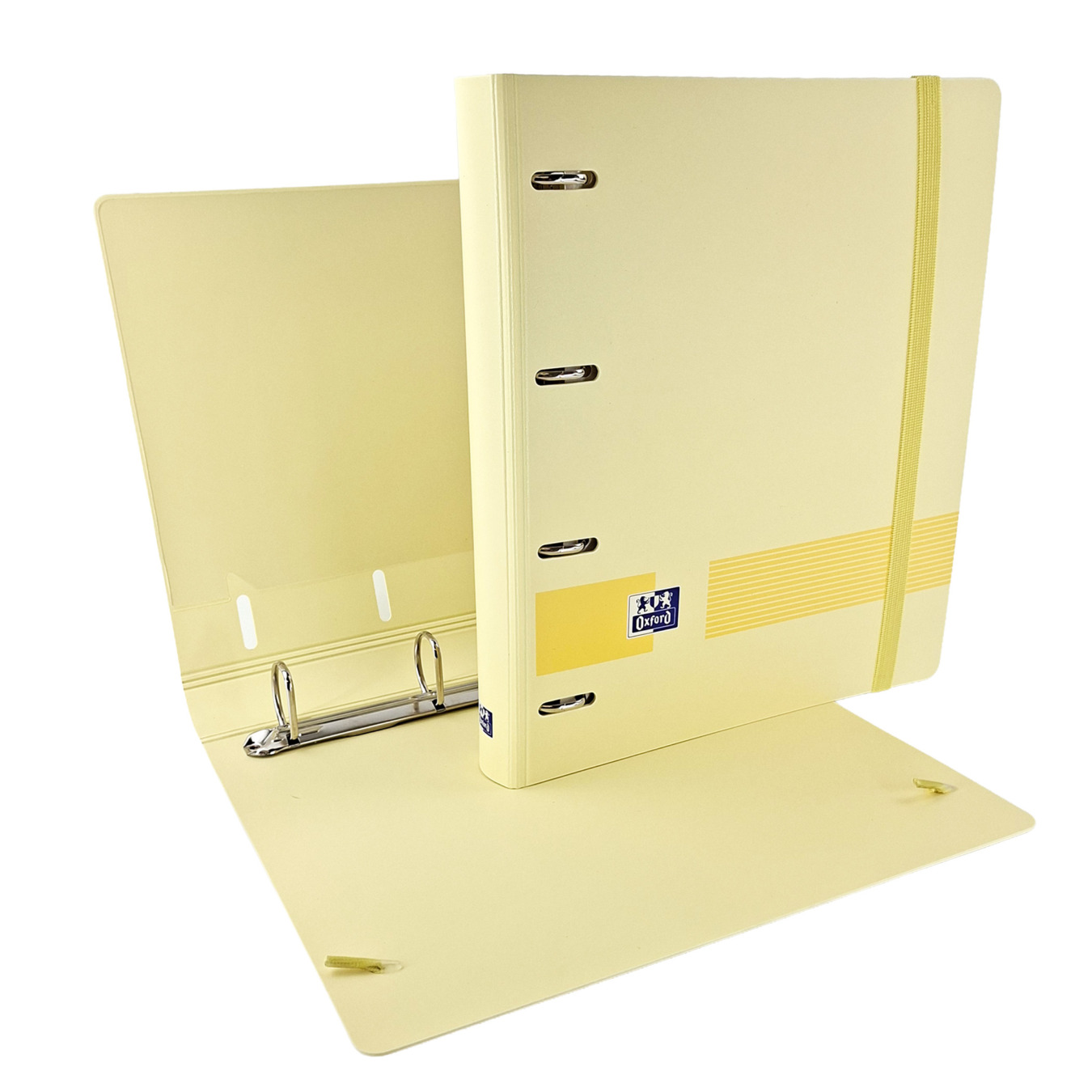 hardcover ringbuch gelb