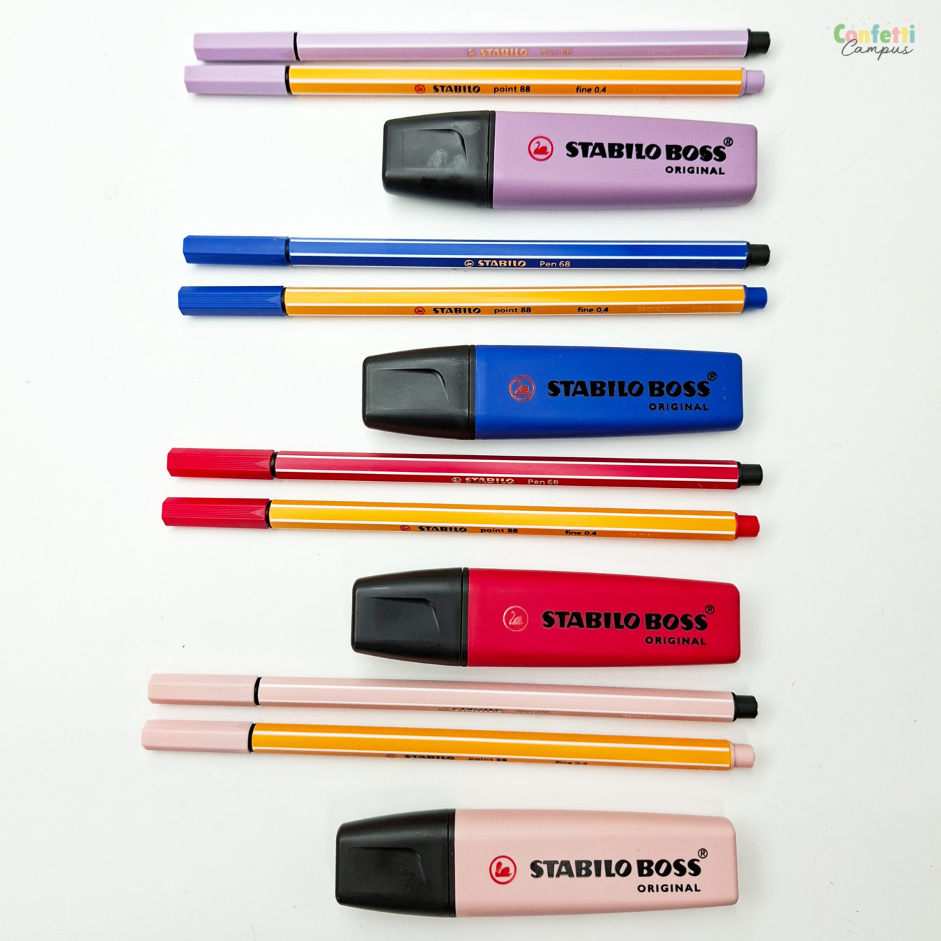 STABILO Wildflower Marker+Fineliner+Filzstift Set