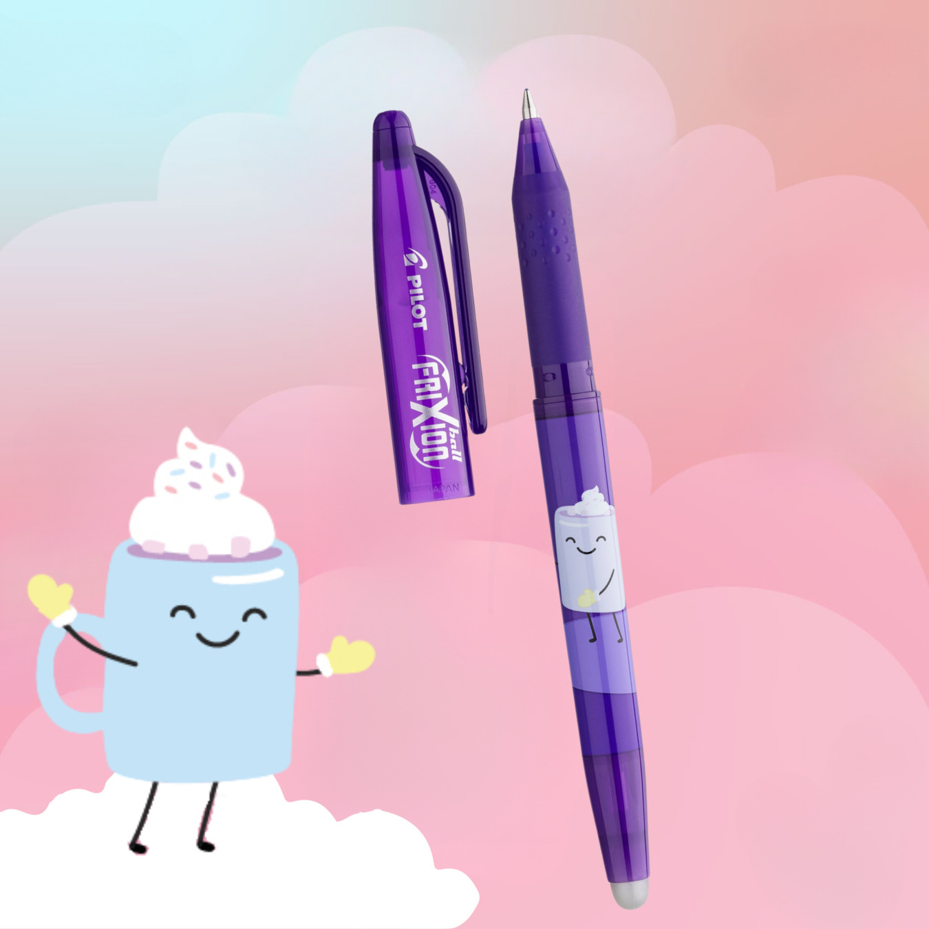 PILOT FriXion Ball radierbarer Stift Sweet Paradise Kakao