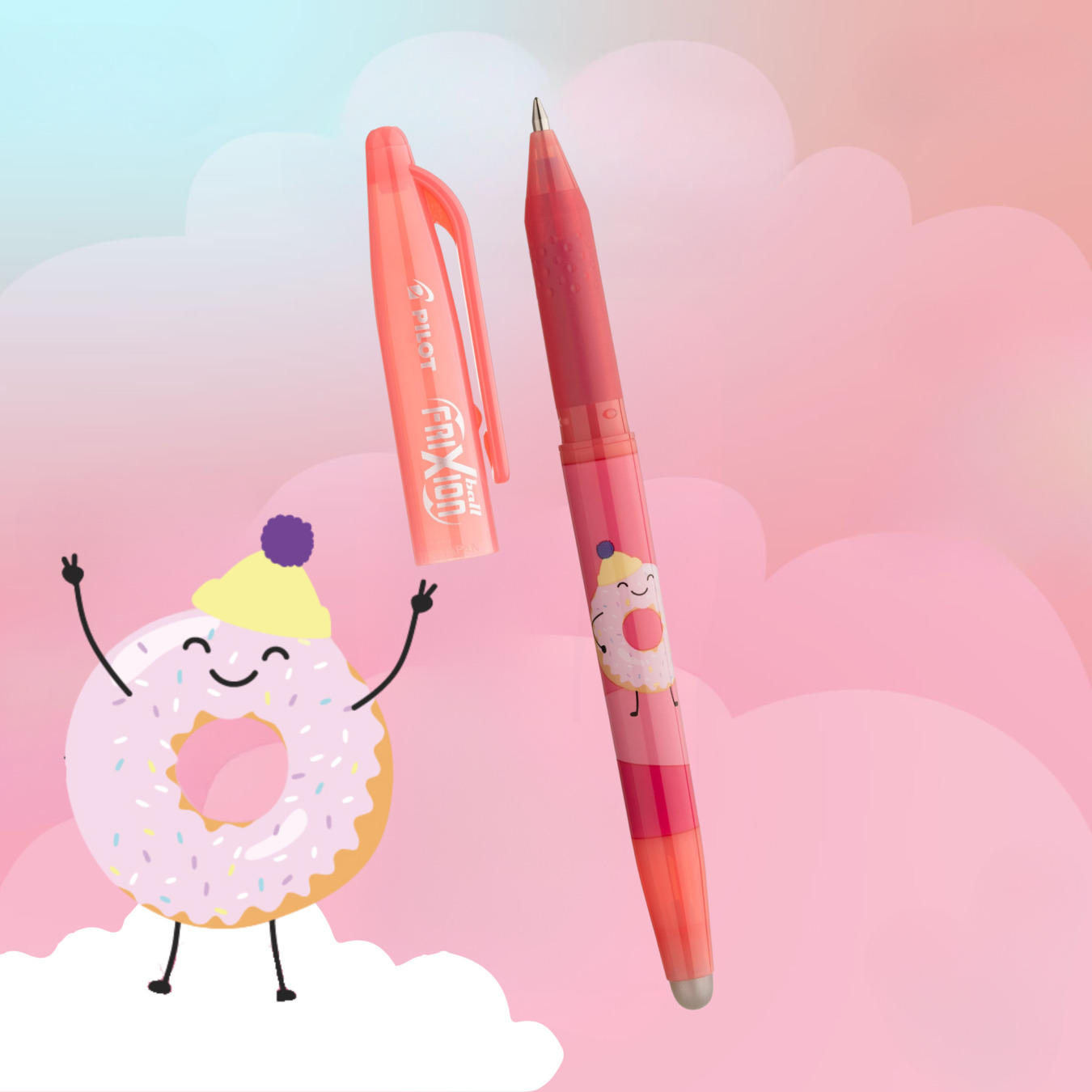 PILOT FriXion Ball radierbarer Stift Sweet Paradise Donut