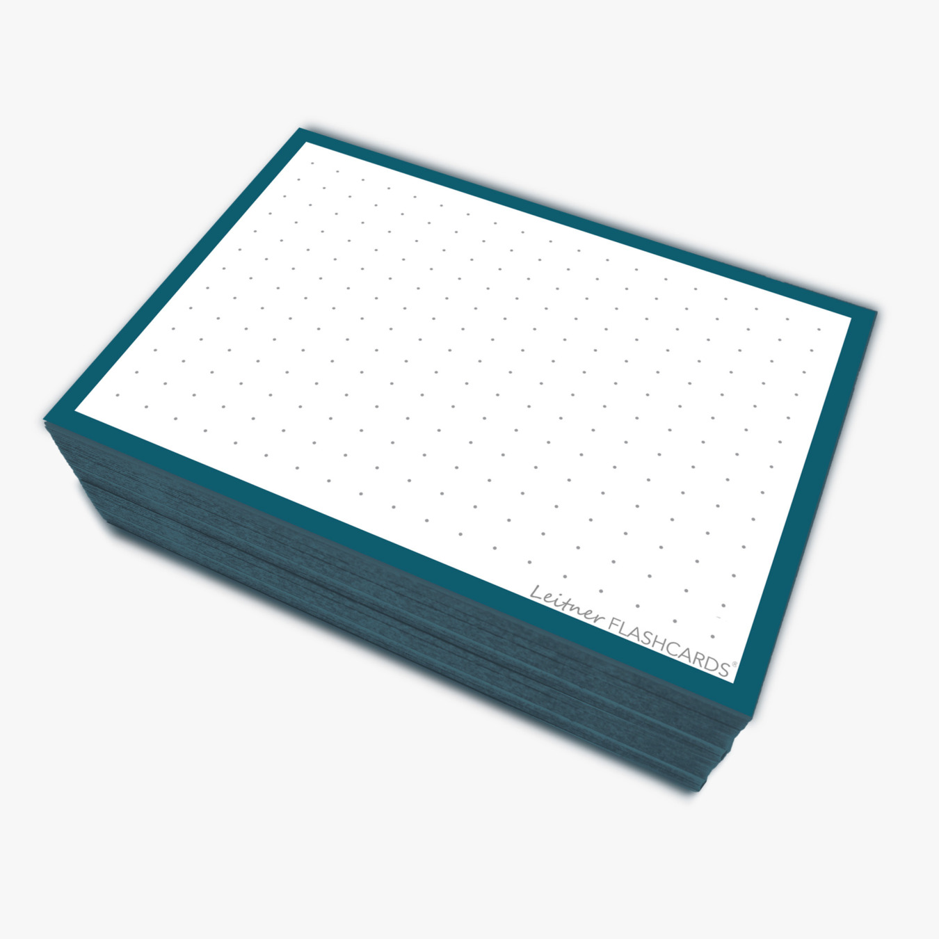 Leitner Flashcards Karteikarten A7 Indigo Blau Dotted
