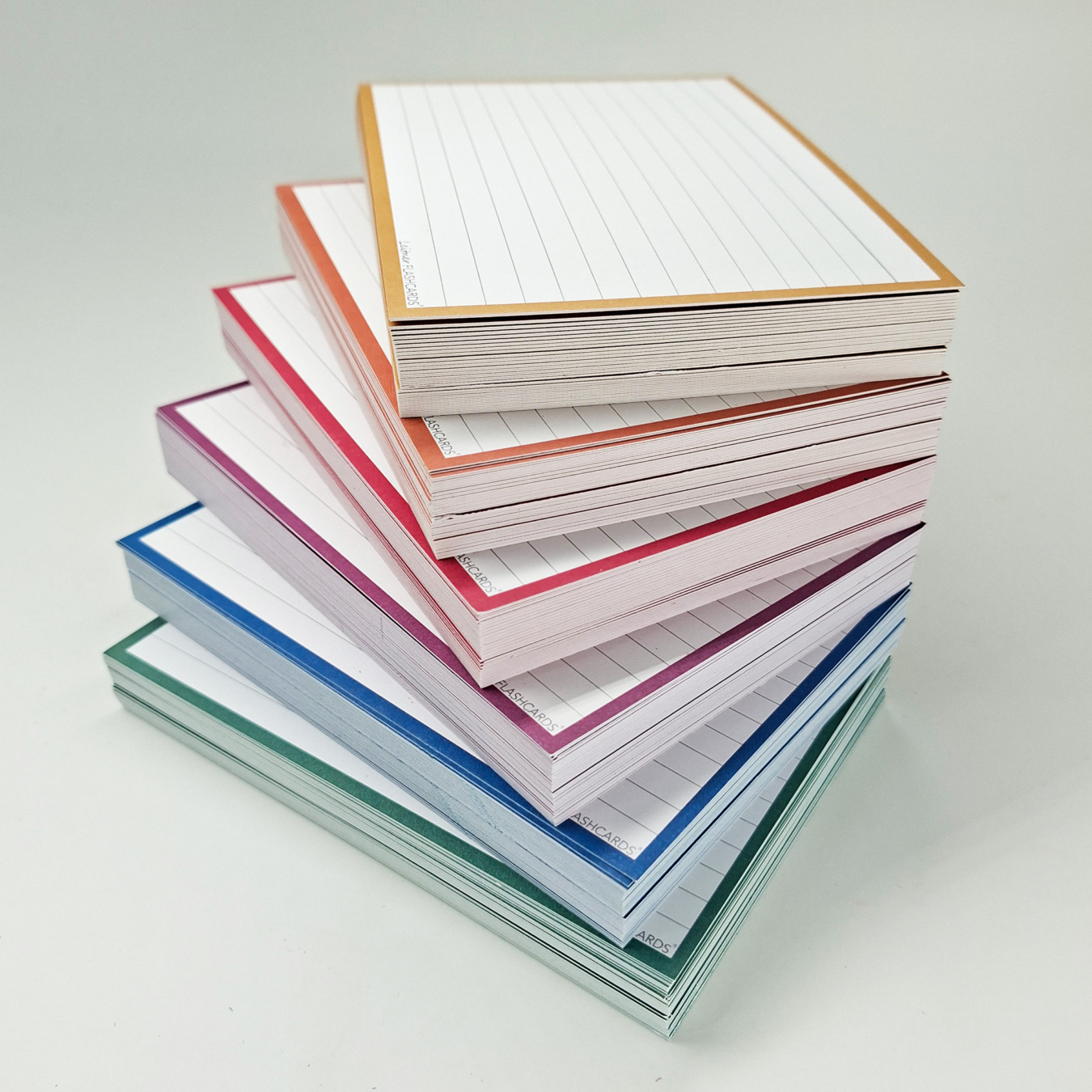 Bunte Karteikarten hübsch