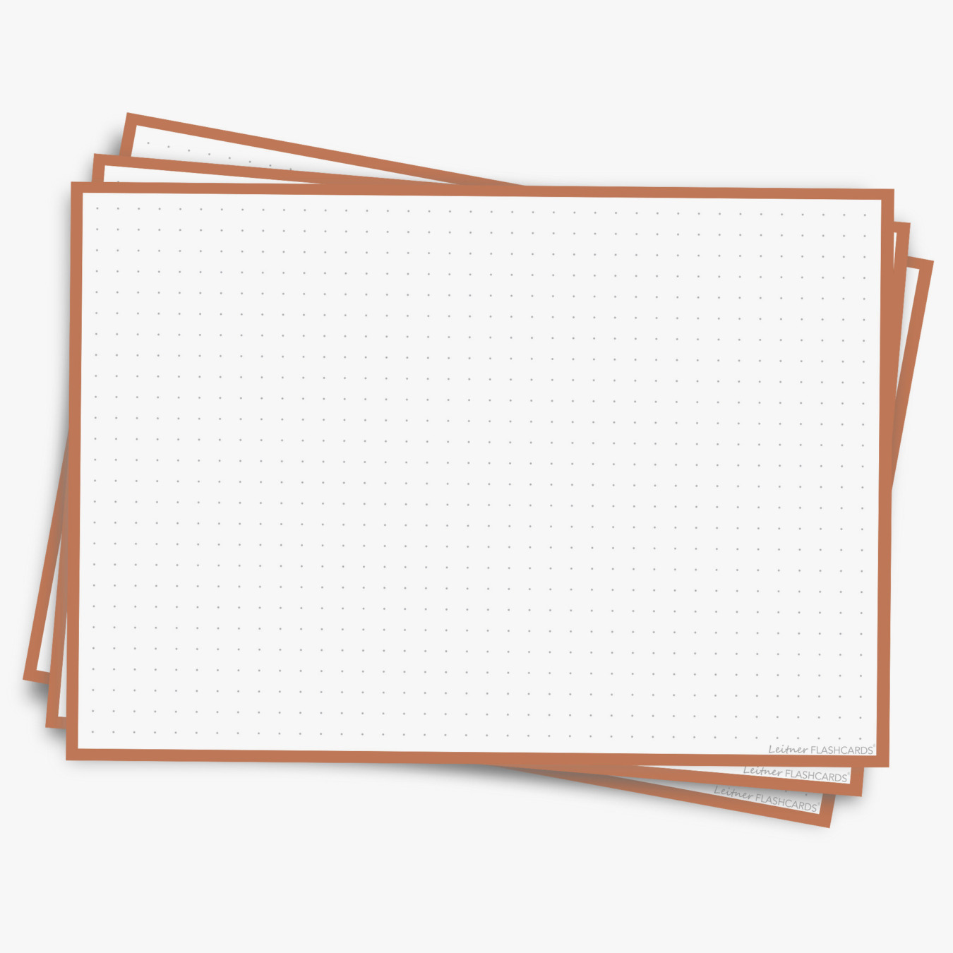 Leitner Flashcards Karteikarten A5 Terra Dotted