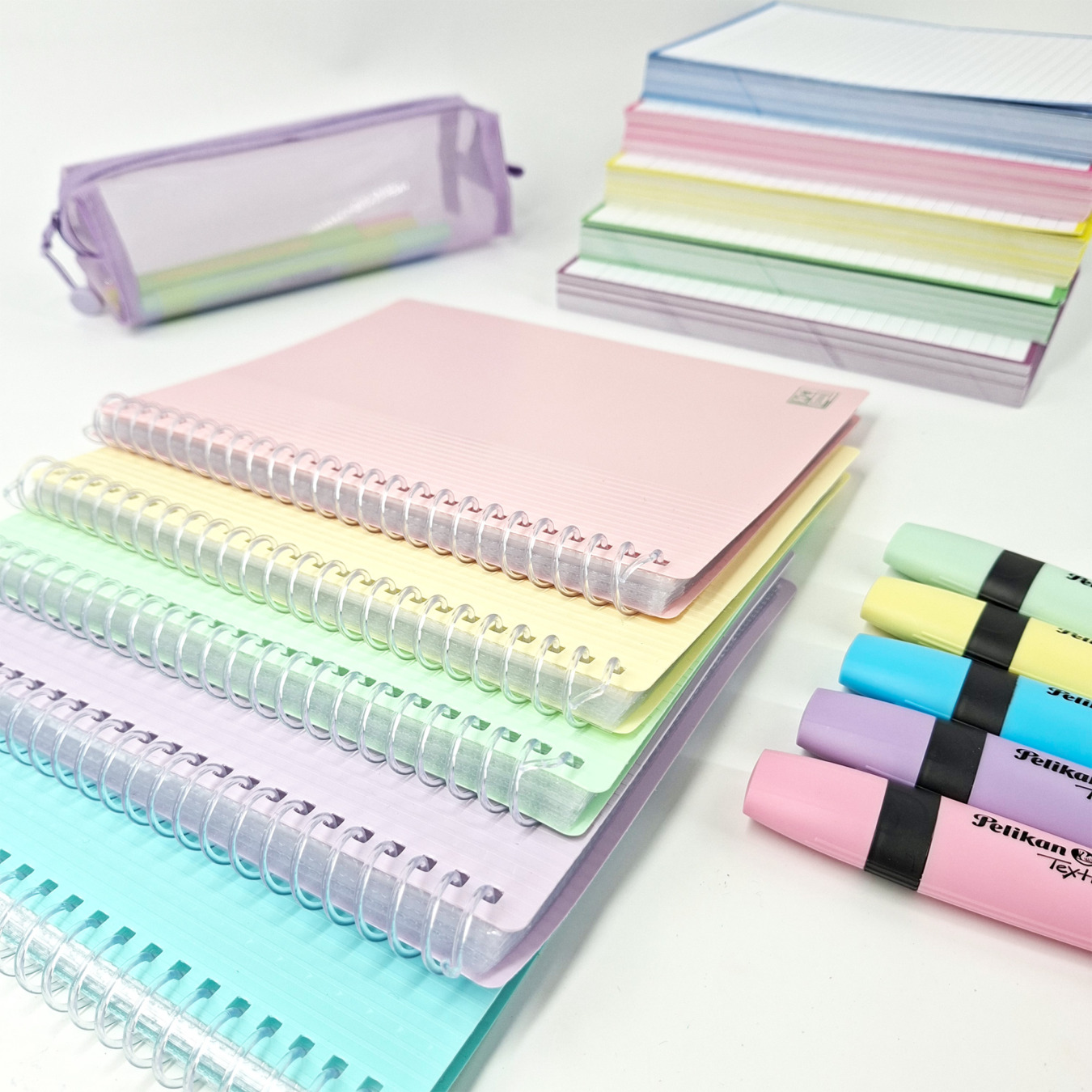 Karteikartenmappen A5 Pastell