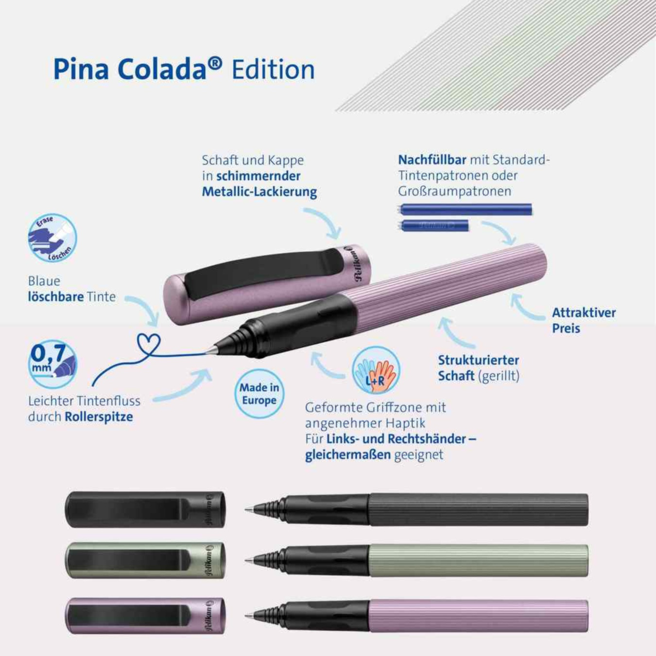 information pina colada tintenschreiber